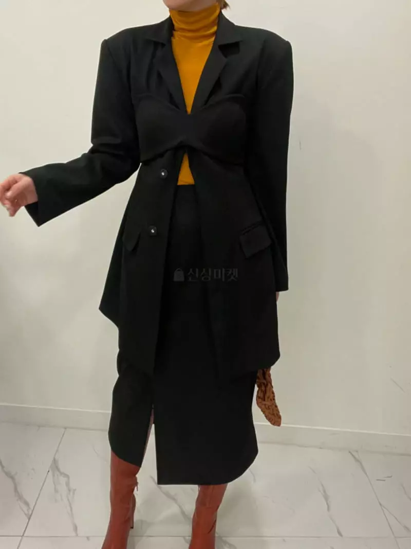 Auver_Fit - Korean Women Fashion - #womensfashion - Herringbone Top - 4