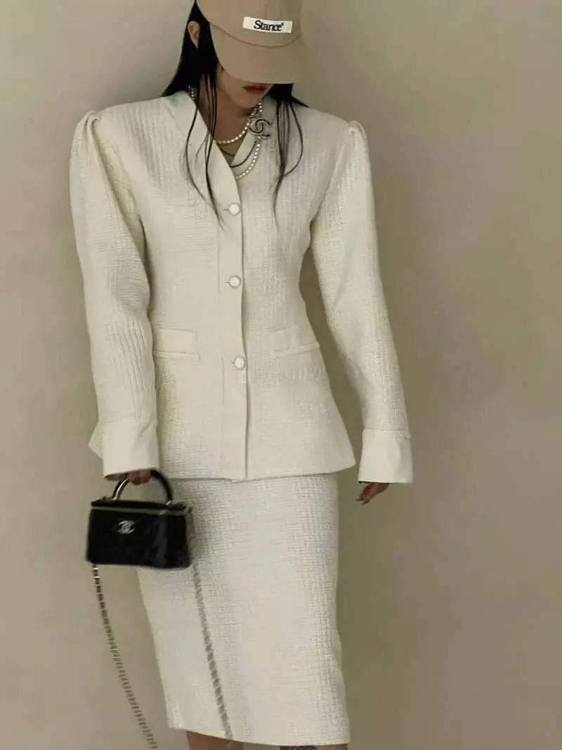 Auver_Fit - Korean Women Fashion - #womensfashion - Twid Jaclet - 4