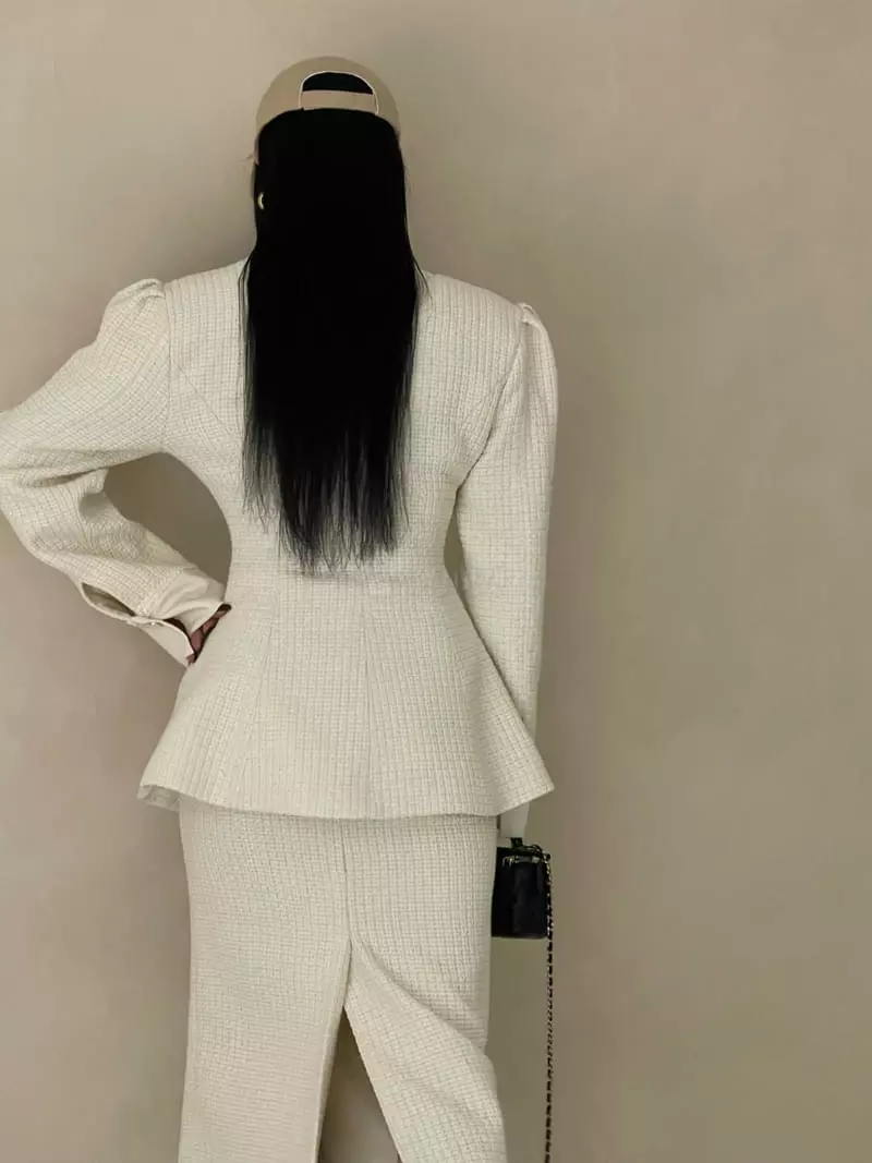 Auver_Fit - Korean Women Fashion - #momslook - Twid Jaclet - 6