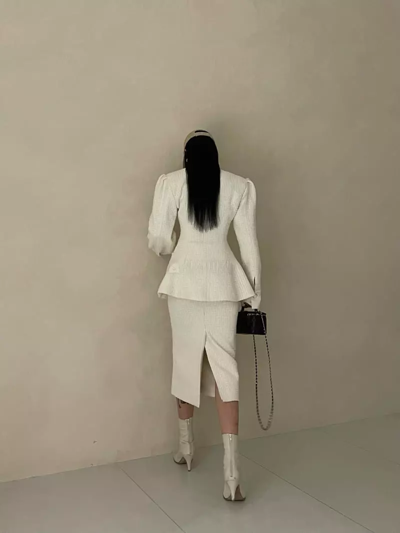Auver_Fit - Korean Women Fashion - #momslook - Twid Skirt - 2