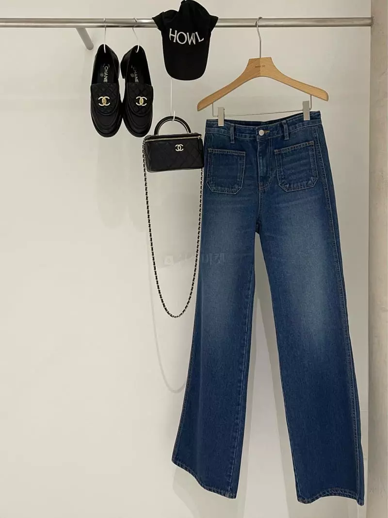 Auver_Fit - Korean Women Fashion - #momslook - Twi Pocket Jeans - 5