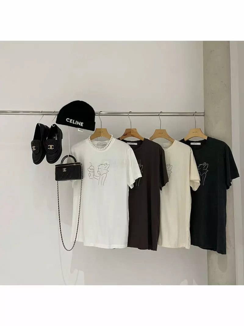 Auver_Fit - Korean Women Fashion - #momslook - Cat Peach Tee - 4