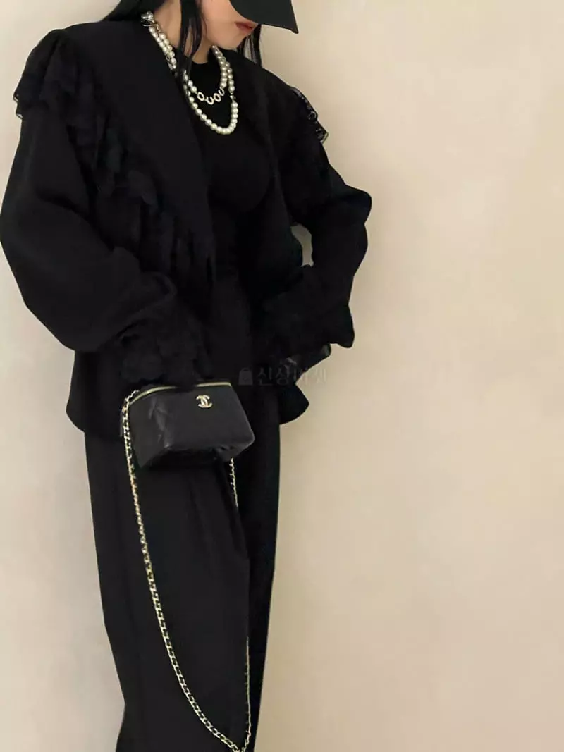 Auver_Fit - Korean Women Fashion - #momslook - Sailor Lace Blouse - 2