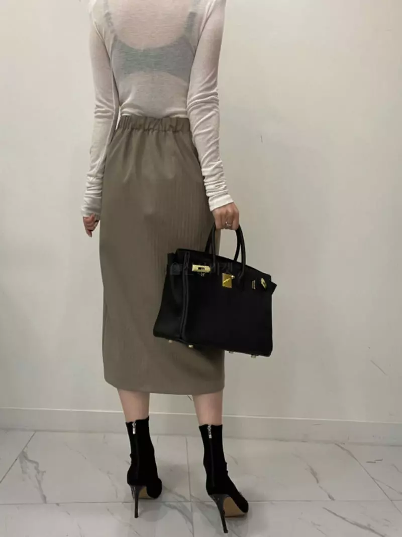 Auver_Fit - Korean Women Fashion - #shopsmall - Button Skirt - 3