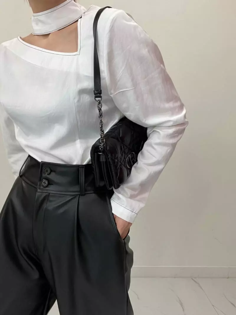 Auver_Fit - Korean Women Fashion - #vintageinspired - Sand China Blouse - 4