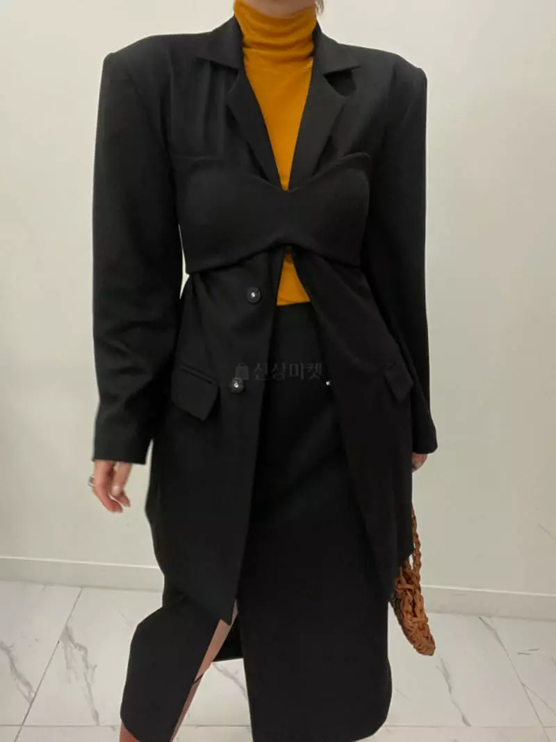 Auver_Fit - Korean Women Fashion - #womensfashion - Herringbone Top - 5