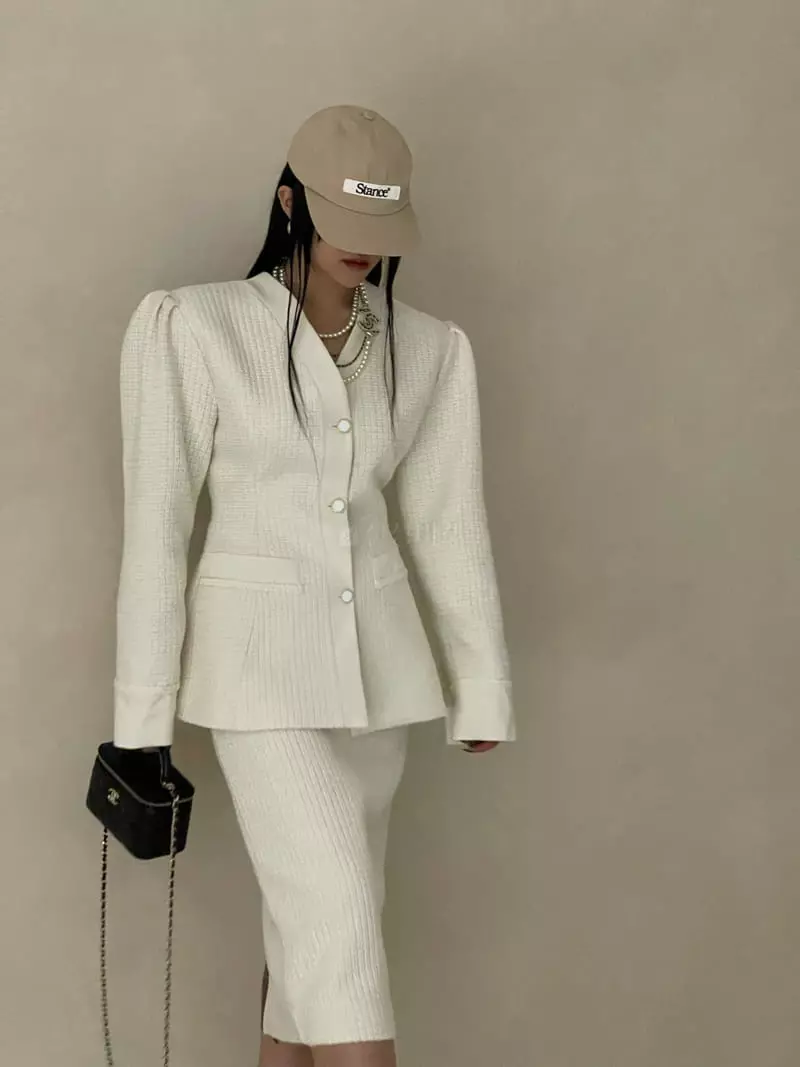 Auver_Fit - Korean Women Fashion - #womensfashion - Twid Jaclet - 5