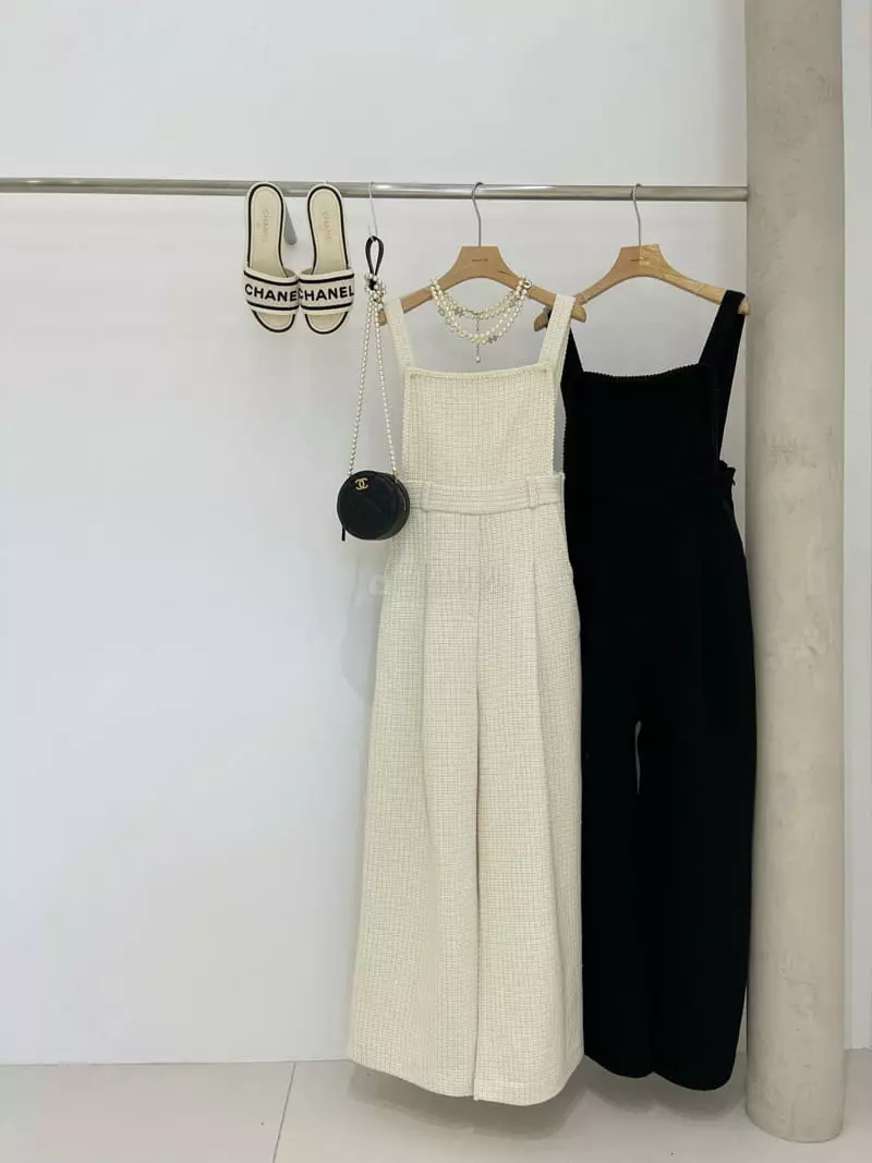 Auver_Fit - Korean Women Fashion - #womensfashion - Twid Dungarees Pants - 10