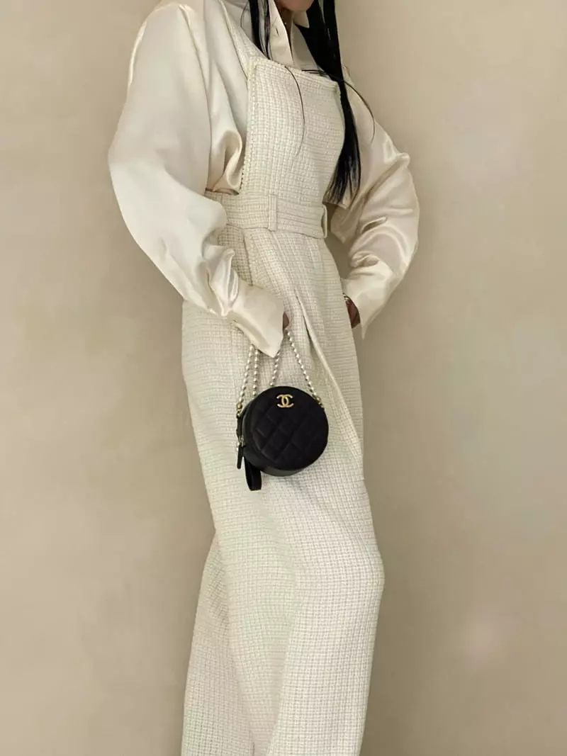 Auver_Fit - Korean Women Fashion - #momslook - Twid Dungarees Pants - 4