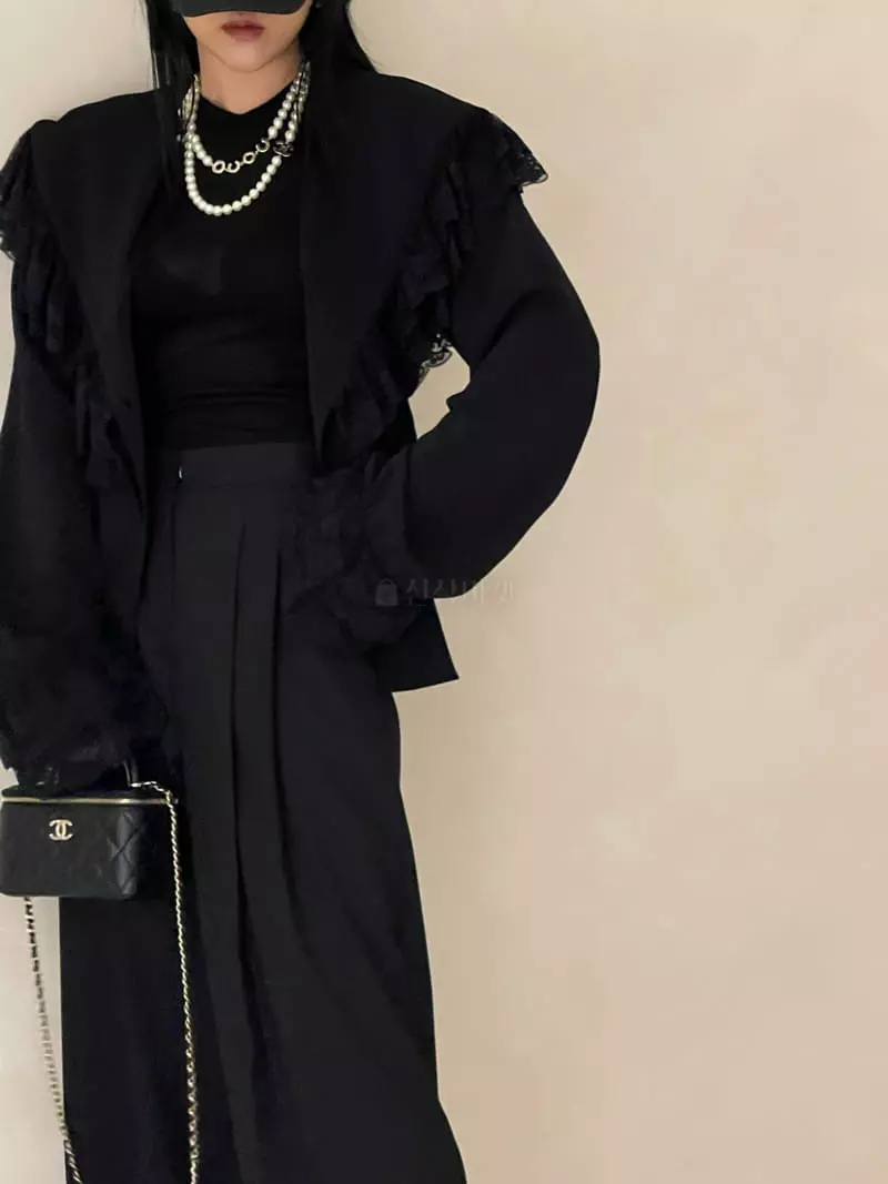 Auver_Fit - Korean Women Fashion - #momslook - Sailor Lace Blouse - 4