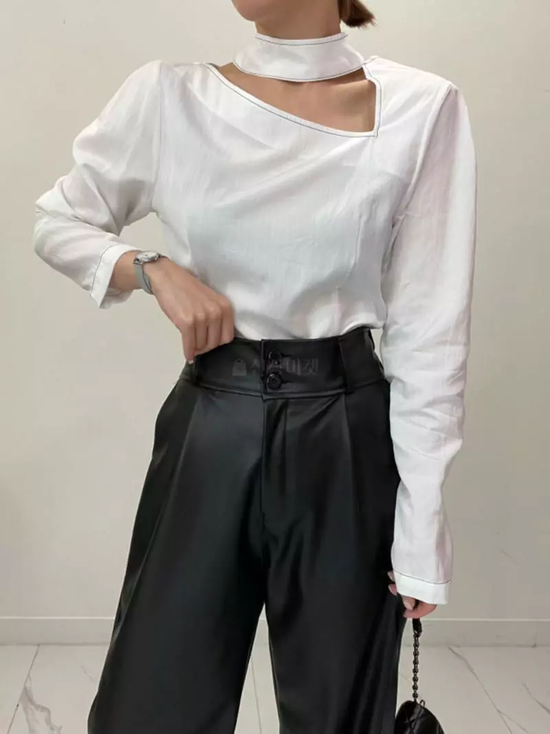 Auver_Fit - Korean Women Fashion - #womensfashion - Sand China Blouse - 2