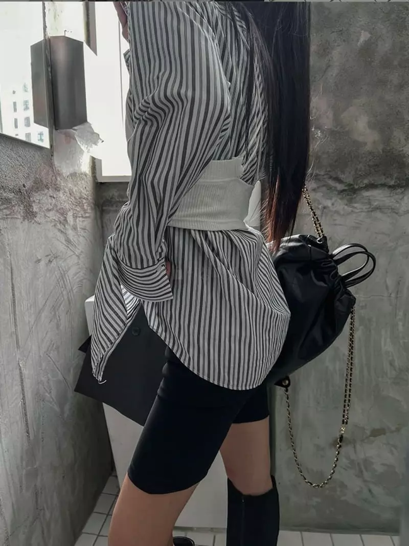 Auver_Fit - Korean Women Fashion - #womensfashion - Rib Crop Bustier - 8