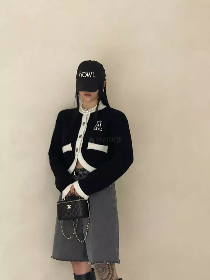 Auver_Fit - Korean Women Fashion - #womensfashion - A Patch Crop Cardigan - 3