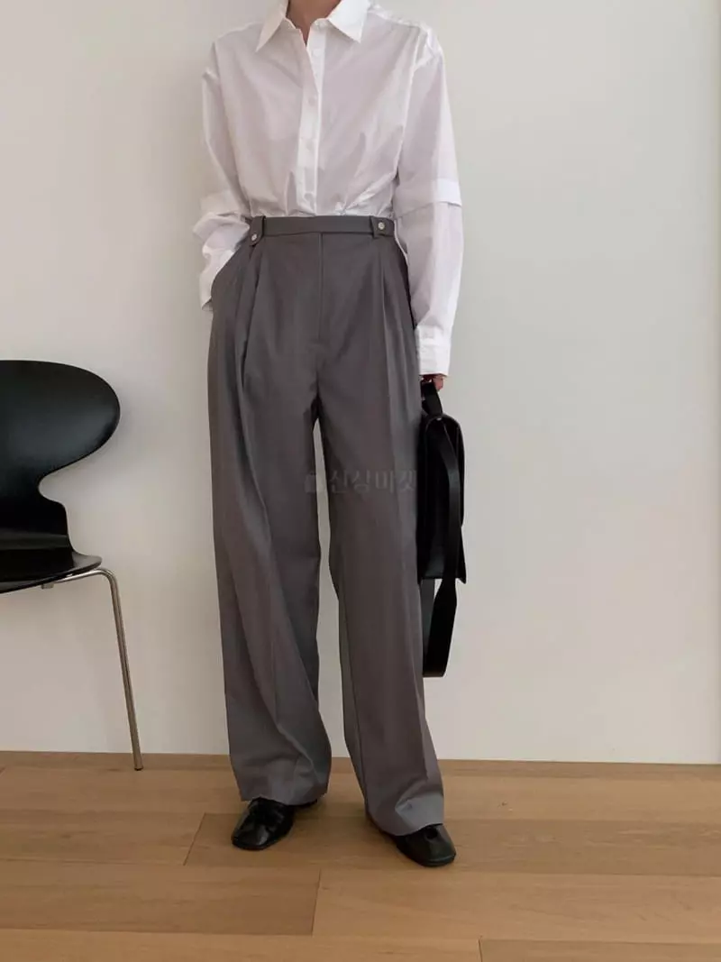 Avecnous - Korean Women Fashion - #momslook - Bijou Pants - 5