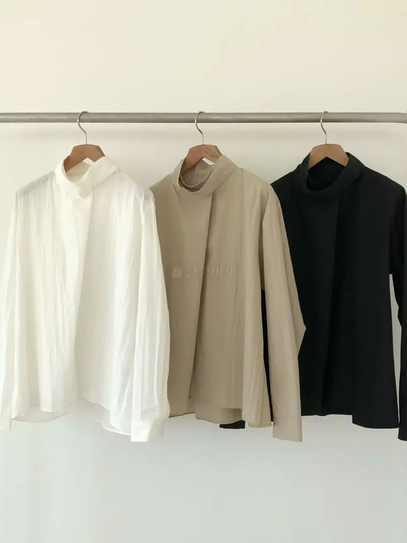 Avecnous - Korean Women Fashion - #restrostyle - Beat Blouse