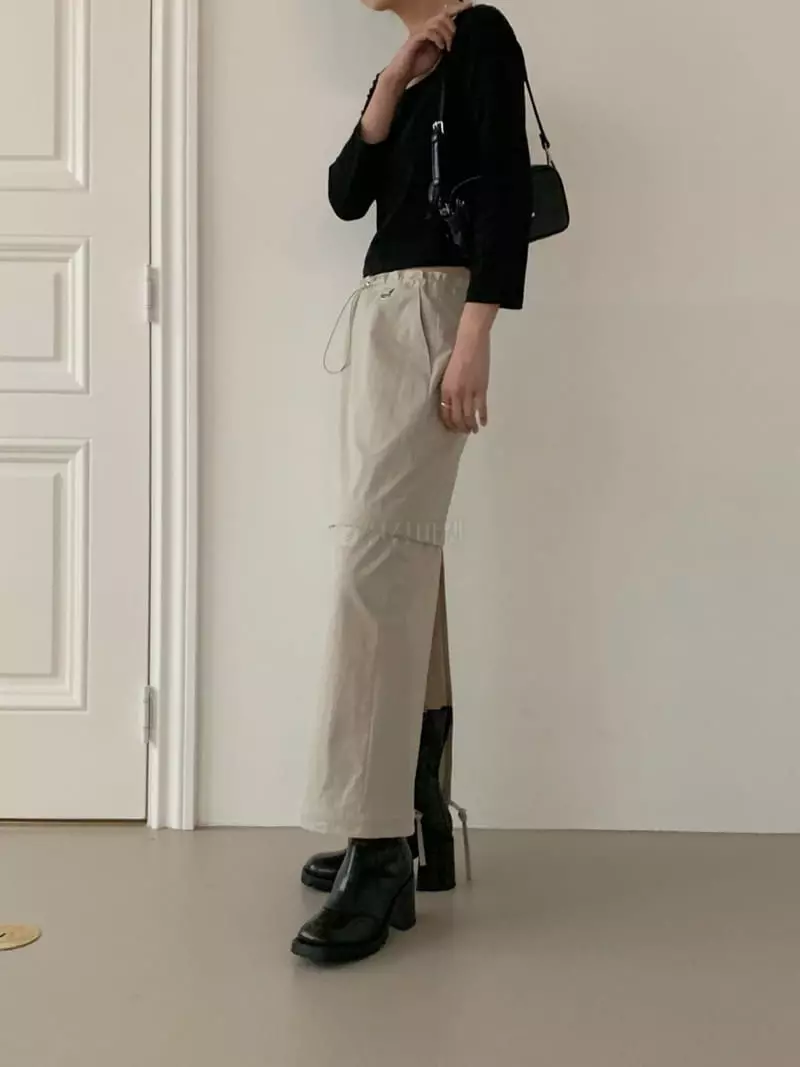 Avecnous - Korean Women Fashion - #thatsdarling - Two Way String Skirt - 9