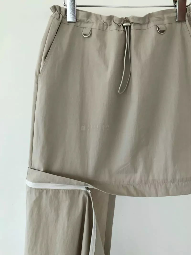 Avecnous - Korean Women Fashion - #vintageinspired - Two Way String Skirt - 3