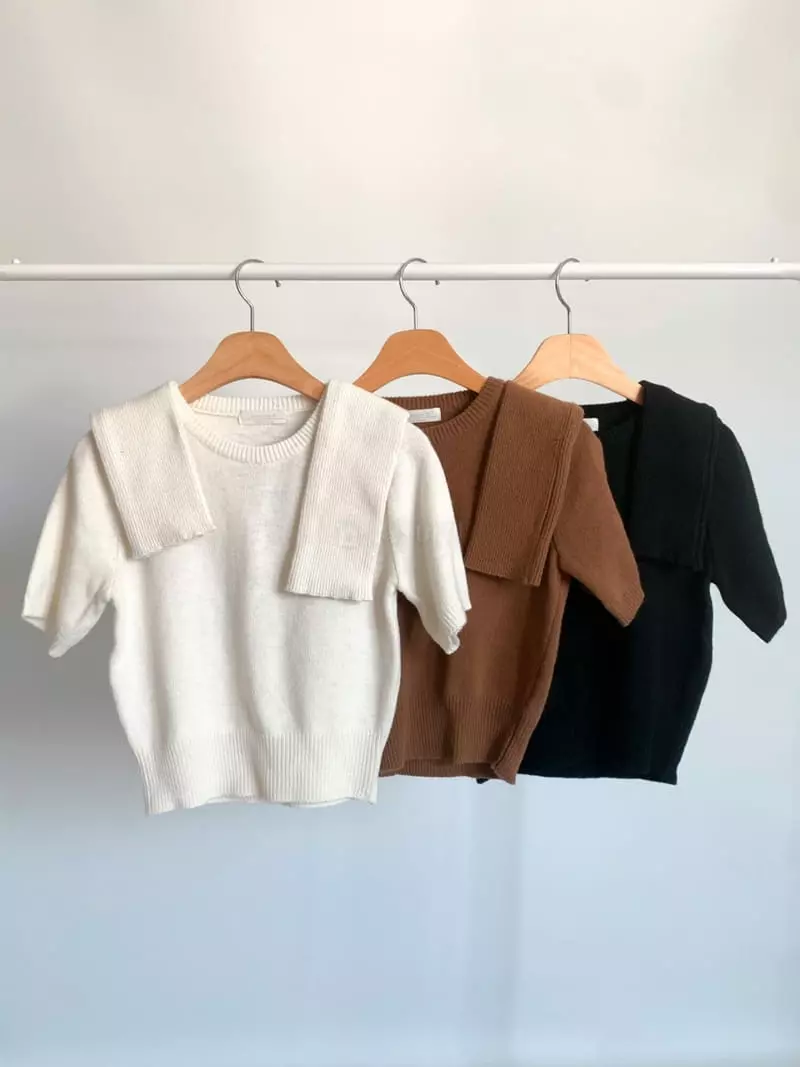 Awesome H - Korean Women Fashion - #momslook - Need Warmer Knit Tee - 3