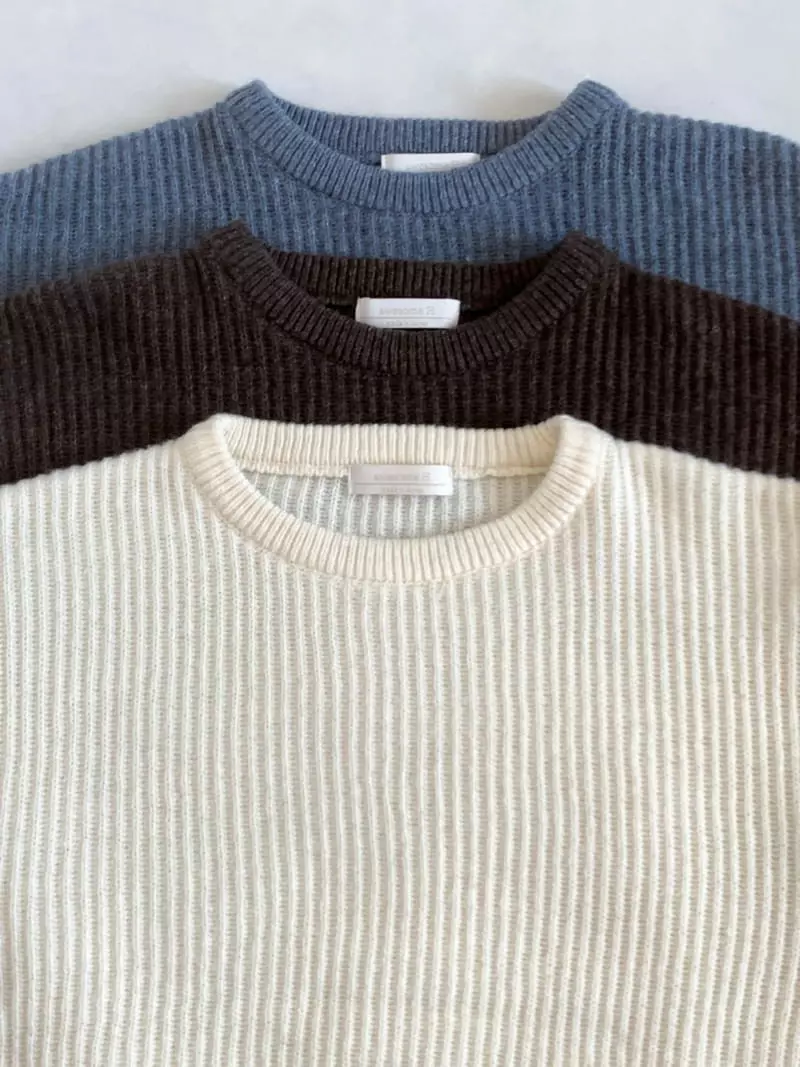 Awesome H - Korean Women Fashion - #momslook - Need You Crop Knit Tee - 10