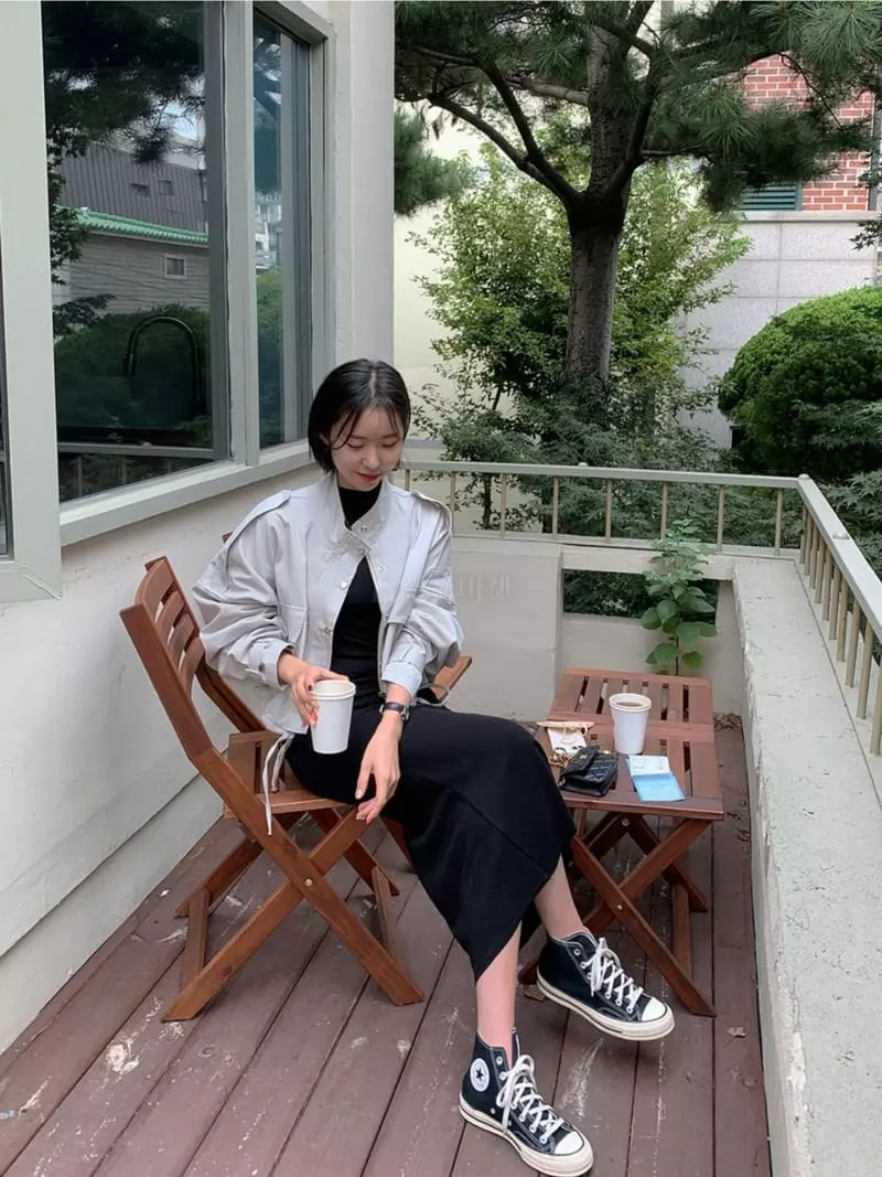Awesome H - Korean Women Fashion - #momslook - Short Trench Jacket - 2