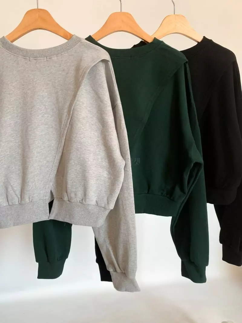 Awesome H - Korean Women Fashion - #momslook - Standard Sweatshirt - 12