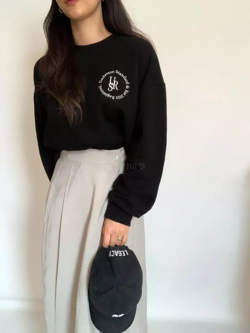Awesome H - Korean Women Fashion - #momslook - Standard Sweatshirt - 2