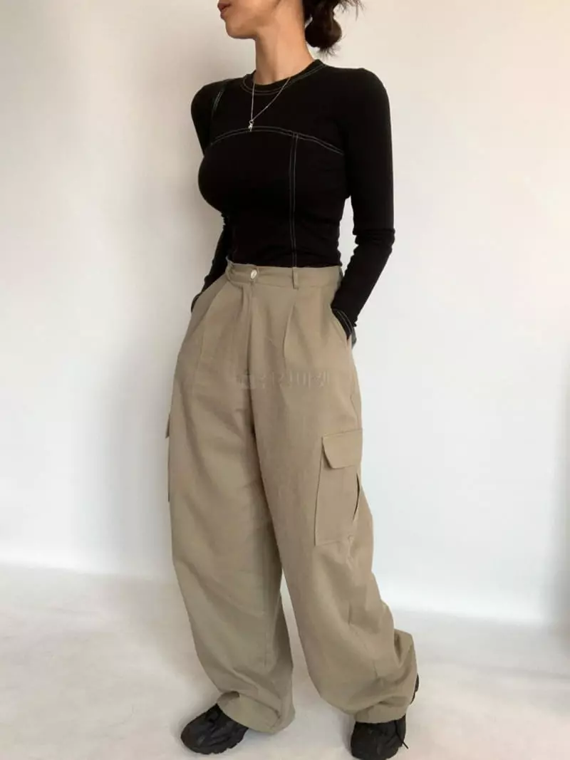 Awesome H - Korean Women Fashion - #momslook - Autumn Pants - 12