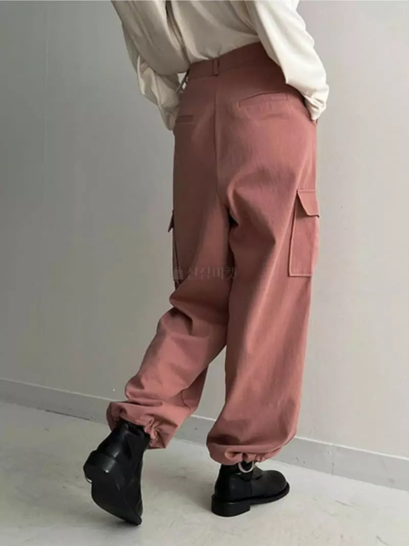 Awesome H - Korean Women Fashion - #momslook - Autumn Strign Pants - 9