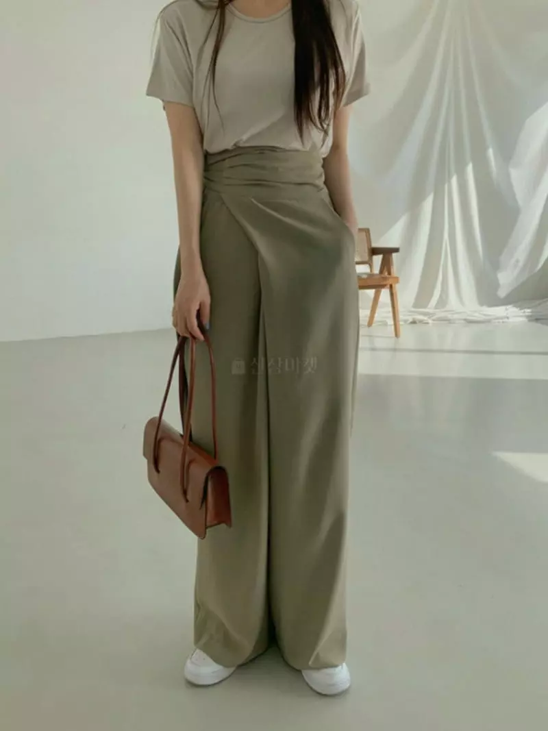 Awesome H - Korean Women Fashion - #momslook - Wide Pants - 6