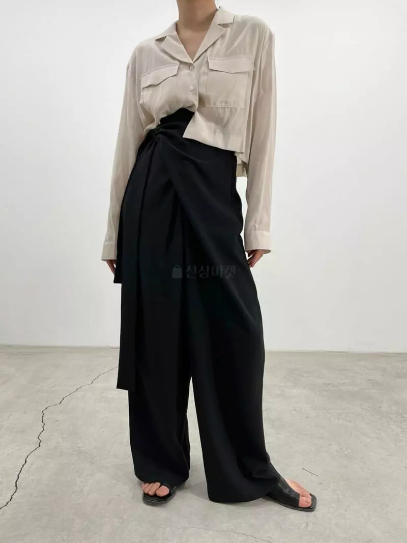 Awesome H - Korean Women Fashion - #momslook - Wide Pants - 8