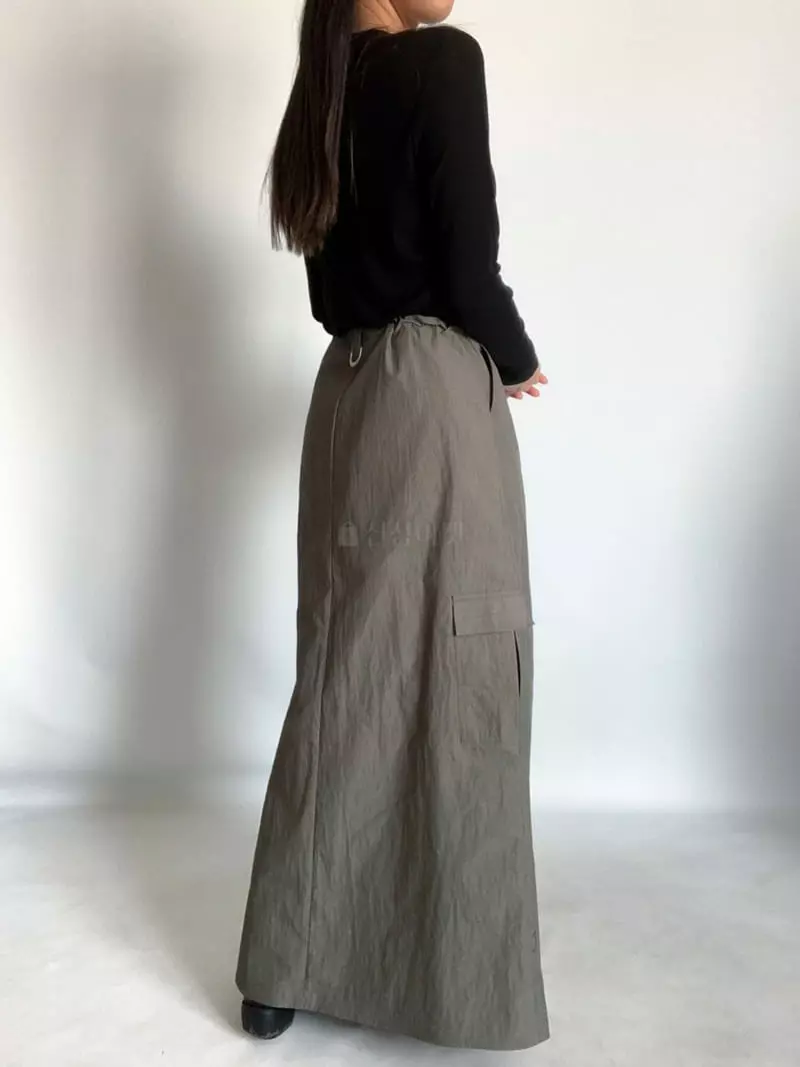 Awesome H - Korean Women Fashion - #momslook - Cargo Skirt - 11