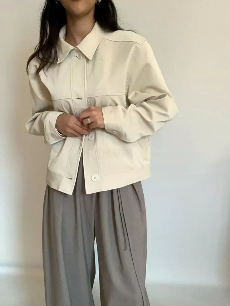 Awesome H - Korean Women Fashion - #momslook - Crack Leather Jacket - 12
