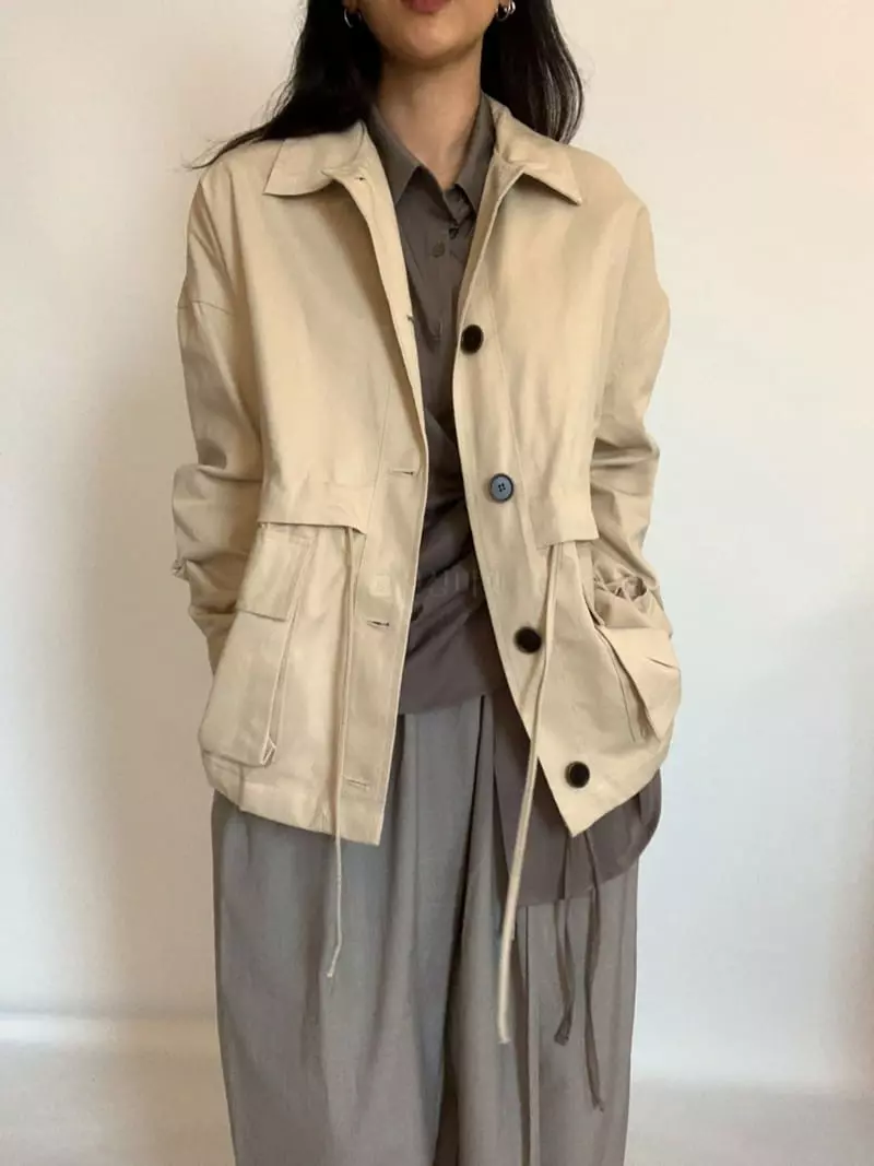 Awesome H - Korean Women Fashion - #momslook - Two Way Jacket - 3