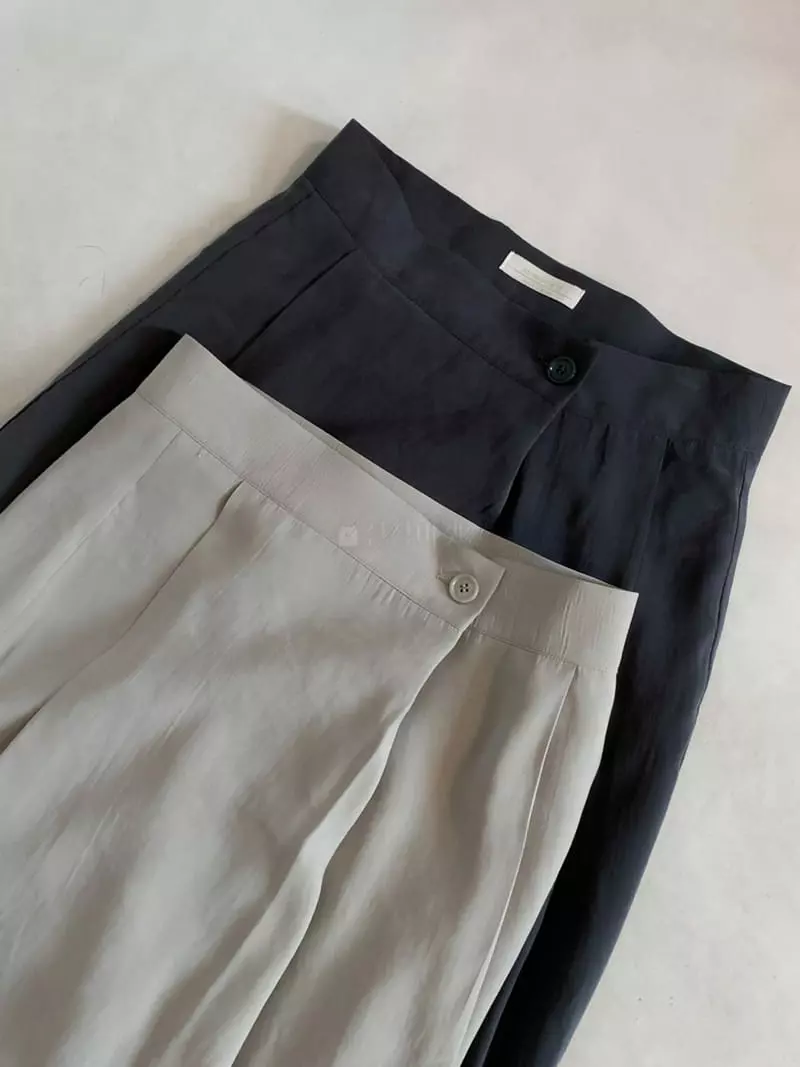Awesome H - Korean Women Fashion - #momslook - Peach Button Skirt - 10