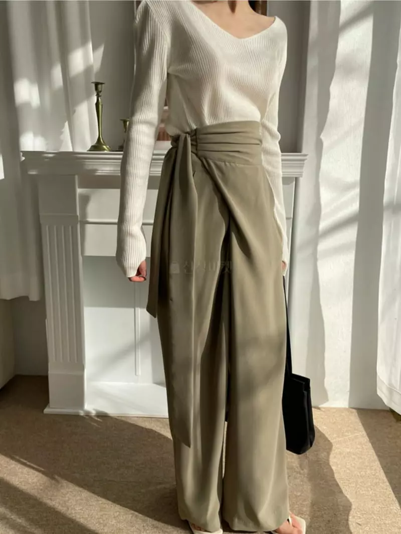 Awesome H - Korean Women Fashion - #romanticstyle - Wide Pants - 2