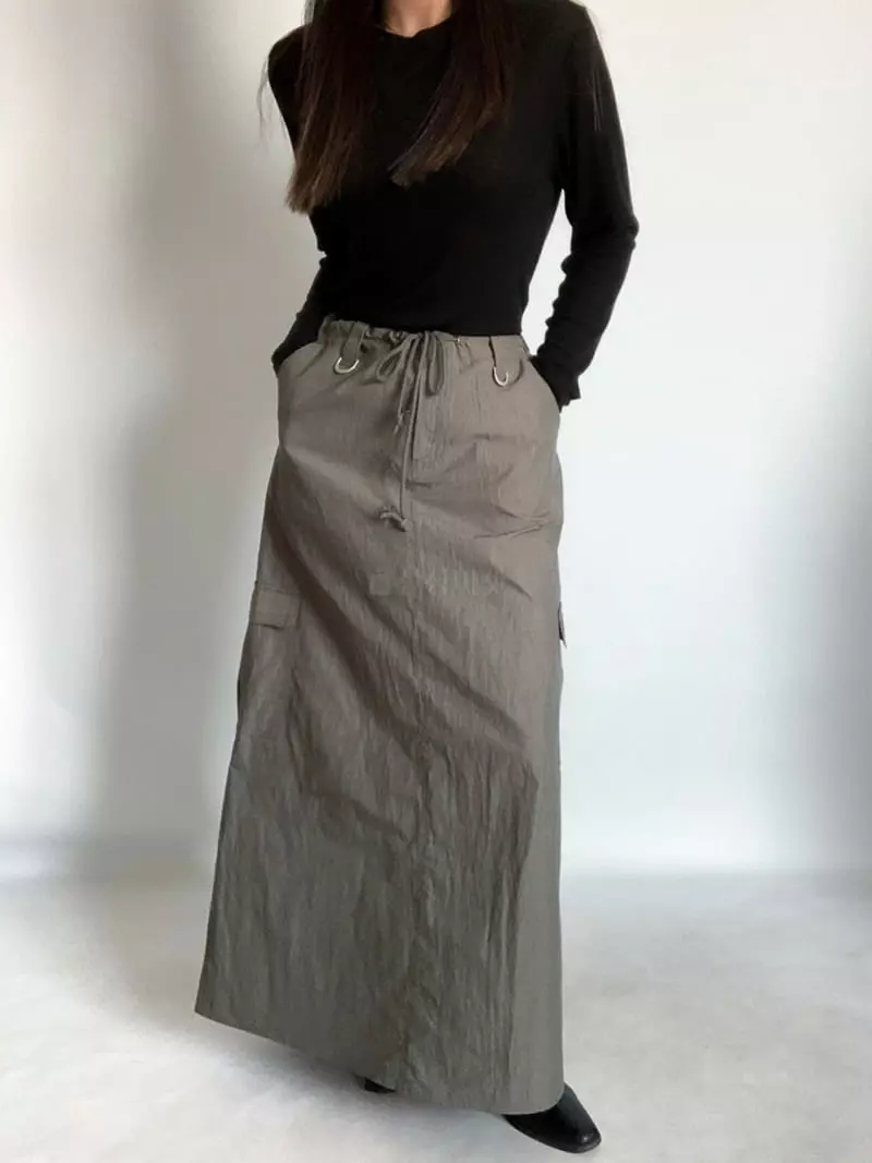 Awesome H - Korean Women Fashion - #romanticstyle - Cargo Skirt