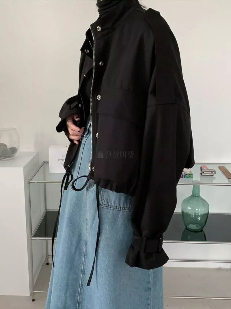 Awesome H - Korean Women Fashion - #shopsmall - Short Trench Jacket - 10