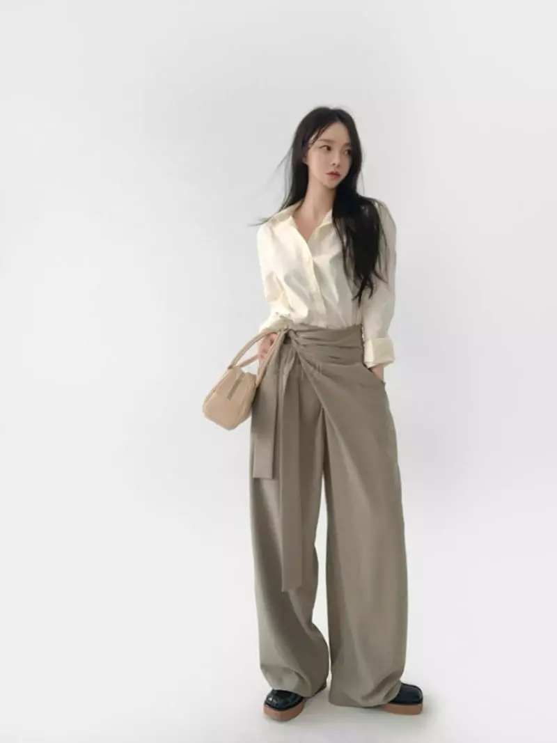 Awesome H - Korean Women Fashion - #shopsmall - Wide Pants - 3