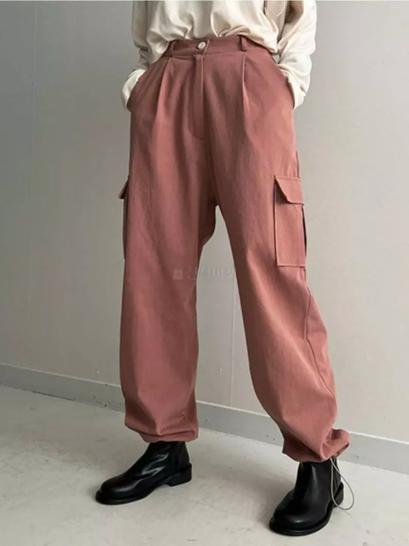 Awesome H - Korean Women Fashion - #thatsdarling - Autumn Strign Pants - 7