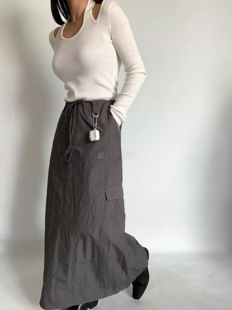 Awesome H - Korean Women Fashion - #thatsdarling - Cargo Skirt - 3