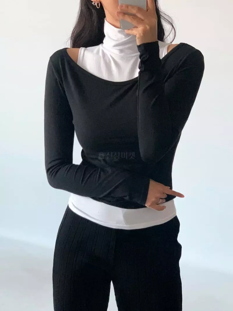 Awesome H - Korean Women Fashion - #vintageinspired - Layered Tee - 11