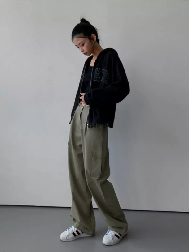 Awesome H - Korean Women Fashion - #vintageinspired - Autumn Strign Pants