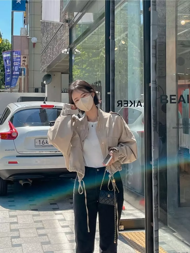 Awesome H - Korean Women Fashion - #vintagekidsstyle - Short Trench Jacket - 6
