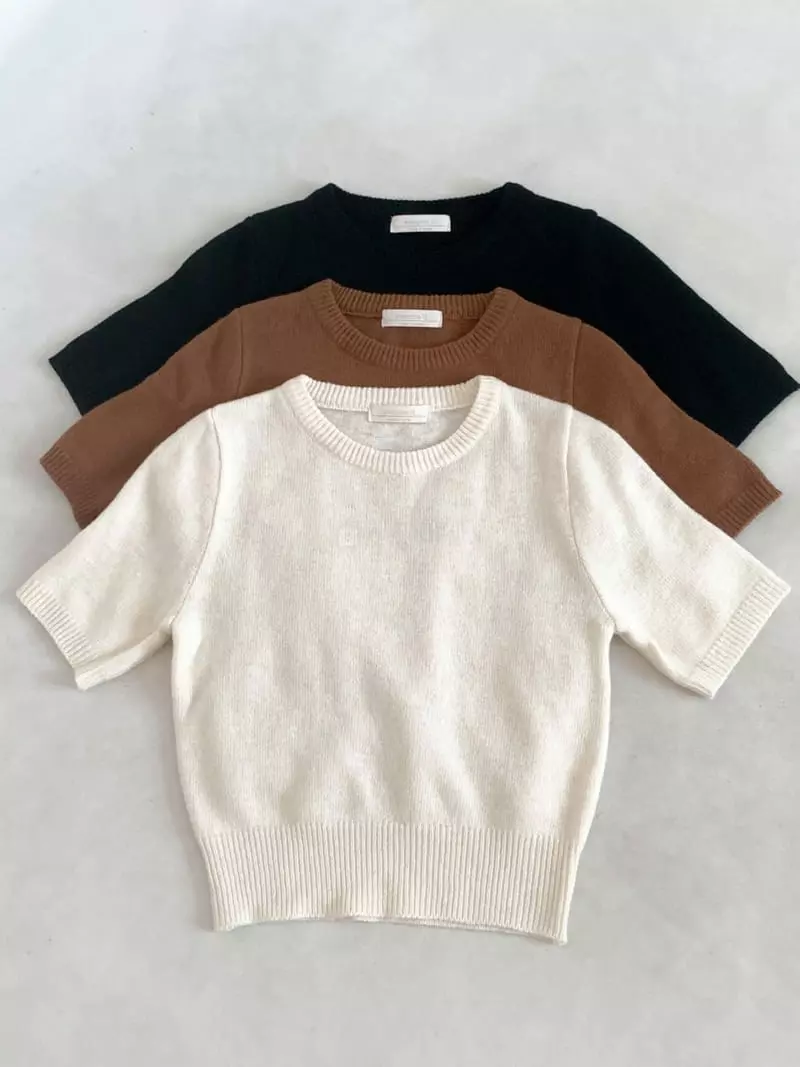 Awesome H - Korean Women Fashion - #womensfashion - Need Warmer Knit Tee - 6