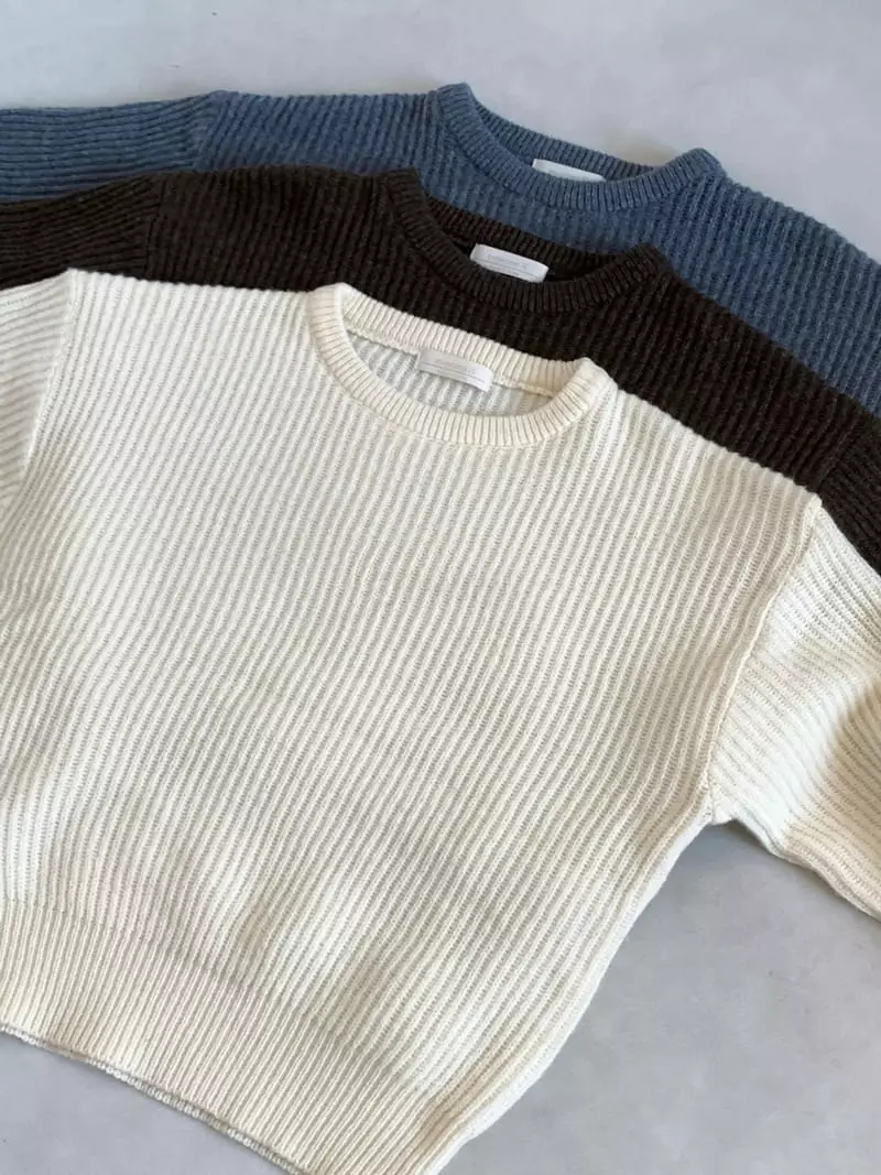 Awesome H - Korean Women Fashion - #womensfashion - Need You Crop Knit Tee - 9