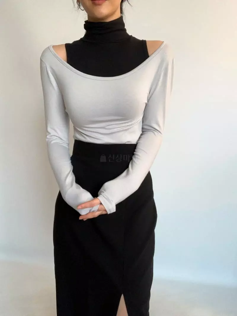 Awesome H - Korean Women Fashion - #womensfashion - Layered Tee - 10