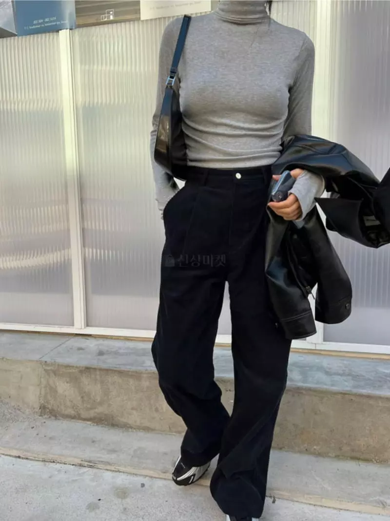 Awesome H - Korean Women Fashion - #womensfashion - Baby Warmer Turtleneck Tee - 3