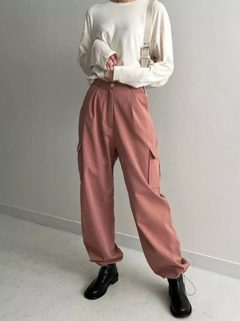 Awesome H - Korean Women Fashion - #womensfashion - Autumn Strign Pants - 10