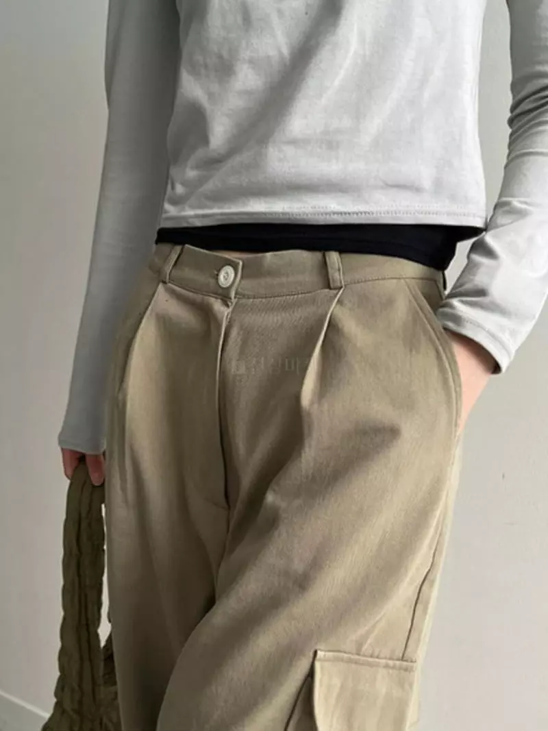 Awesome H - Korean Women Fashion - #womensfashion - Autumn Strign Pants - 12