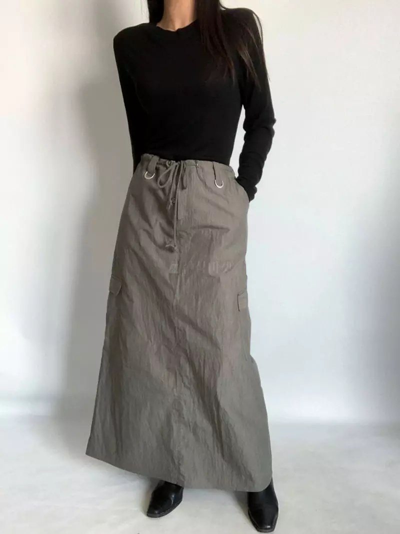 Awesome H - Korean Women Fashion - #womensfashion - Cargo Skirt - 12